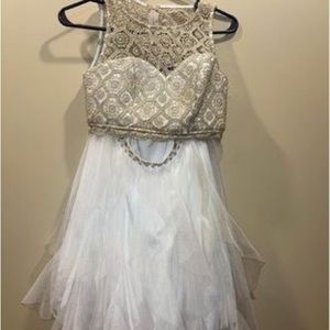 2 piece homecoming dress